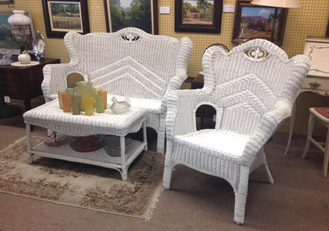 Wicker Seating Set 3 pc.